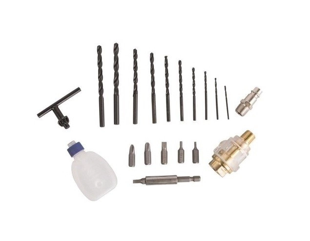 Perceuse Pneumatique 3/8" SCHEPPACH Avec Accessoires - 10mm 6.3bar - 7906100714 4 Perceuse Pneumatique 3/8" SCHEPPACH Avec Accessoires - 10mm 6.3bar - 7906100714 – Image 2