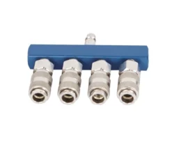 Distributeur Pneumatique Raccord Rapide 4 Voies SCHEPPACH - 7906100725