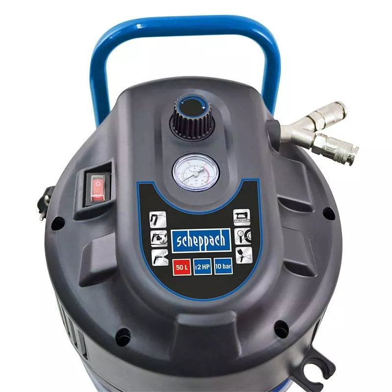 Compresseur HC51V 50L 10 Bar 1500W SCHEPPACH - 5906152901 4 Compresseur HC51V 50L 10 Bar 1500W SCHEPPACH - 5906152901 – Image 2